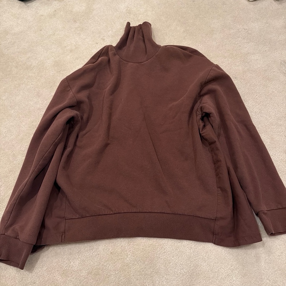 Zara Women's Brown Turtleneck Sweater